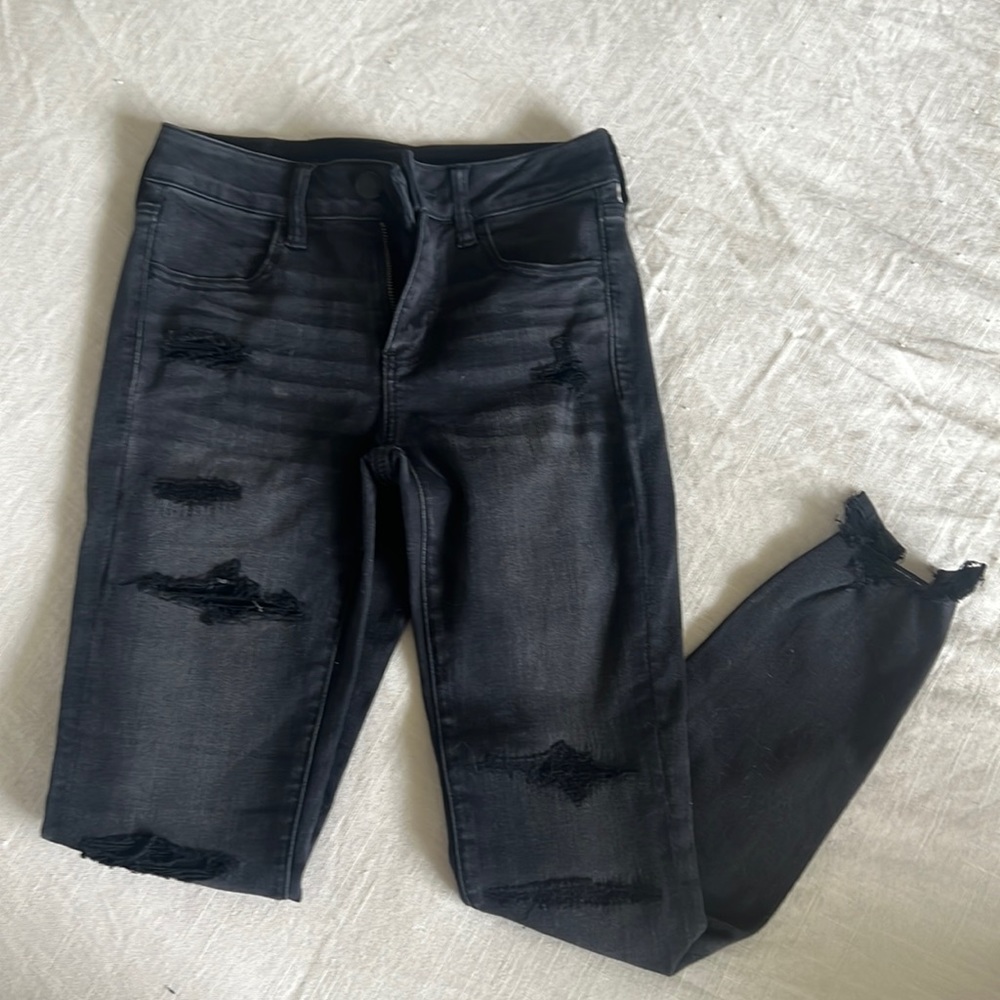 Black American Eagle Jeans